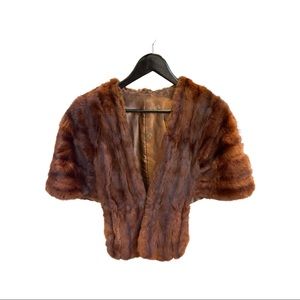 Fur Shawl, Size Small